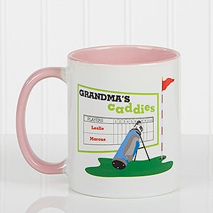 His Favorite Caddies Coffee Mug 11 oz.- Pink