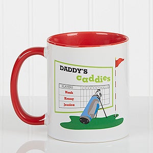 His Favorite Caddies Coffee Mug 11 oz.- Red