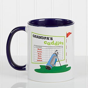 His Favorite Caddies Coffee Mug 11 oz.- Blue