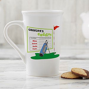 Personalized Latte Mug For Golfers - Favorite Caddies