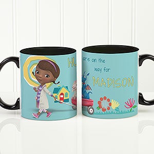 Personalized Disney Doc McStuffins Coffee Mug - black handle