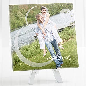 You & I Tabletop Photo Canvas Print- 8x8