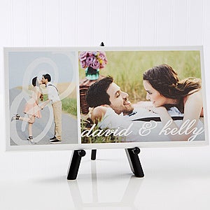 You & I Personalized Canvas Print-1 Photo- 5 1/2 x 11