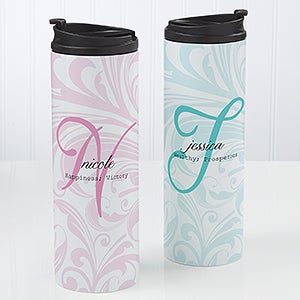 Personalized Coffee Mug Travel Tumbler - Name Meaning