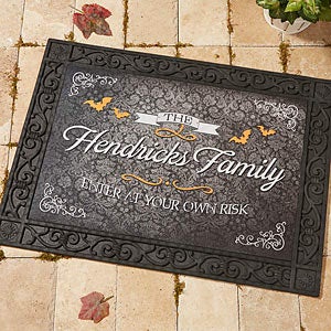 Personalized Doormat - Haunted Halloween