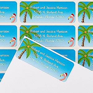 Warmest Wishes Return Address Labels