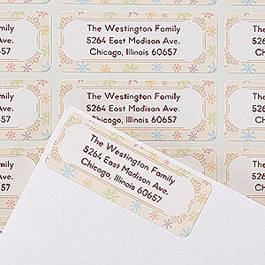 Season For Friends & Family Return Address Labels