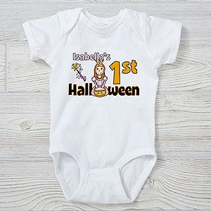 Personalized My First Halloween Baby Bodysuit - Infant 12 Months - Black