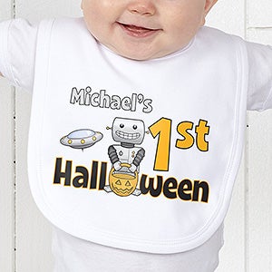 My First Halloween Personalized Bib