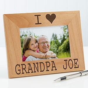 I/We Love Him Personalized Picture Frame- 4 x 6