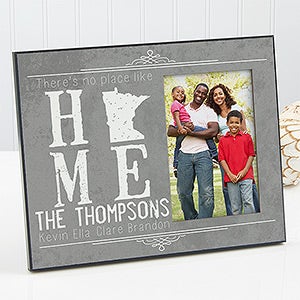 Personalized State Of Love Picture Frame - State Map