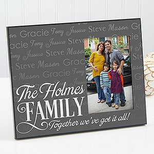 Personalized Family Picture Frame - Family is Love