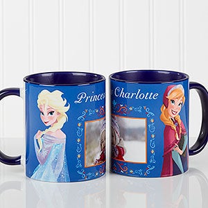 Personalized Disney Frozen Coffee Mugs - Blue