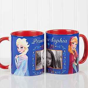 Personalized Red Disney Frozen Coffee Mugs