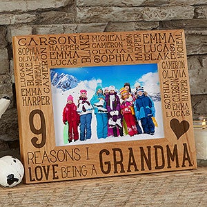 Personalized Wood Picture Frame For Her - Reasons Why - 4x6