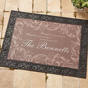 Personalized Doormat 18x27 - Family Blessings