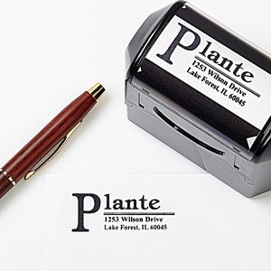 Self-Inking Personalized Return Address Stamp - Tipani Style