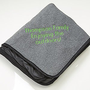 You Name it! Embroidered Picnic Blanket