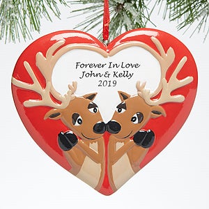 Personalized Couple Christmas Ornament - Forever In Love