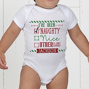 I Can Explain Personalized Christmas Baby Bodysuit