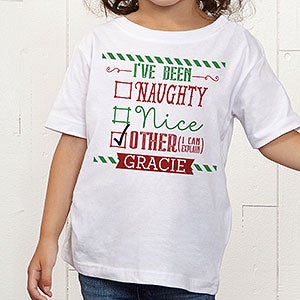 I Can Explain Personalized Christmas Toddler T-Shirt