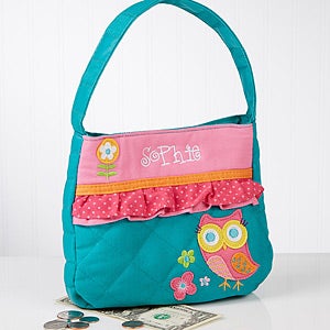 Lovable Owl Personalized Purse by Stephen Joseph