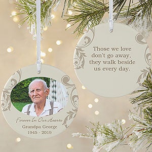 In Loving Memory Photo Memorial Ornament