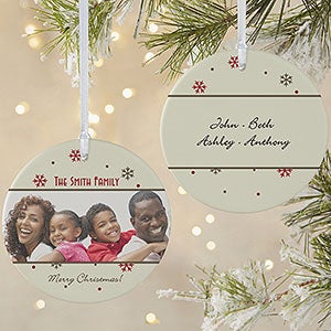 Photo Memories Personalized Photo Ornament