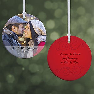 Personalized Photo Sentiments Ornament - 2-Sided