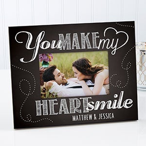 Personalized Photo Frame - You Make My Heart Smile