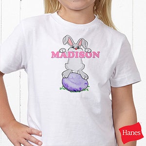 Bunny Love Personalized Hanes® Youth T-Shirt