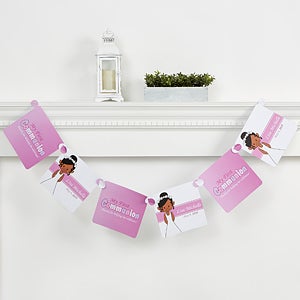 Personalized Religious Paper Party Banner - I'm The Communion Girl