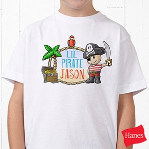 Lil' Pirate Personalized Hanes® Youth T-Shirt