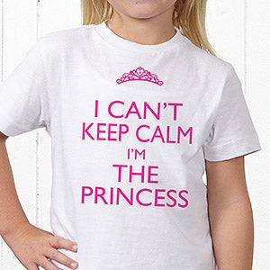 Keep Calm Personalized Youth T-Shirt