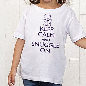 Keep Calm Personalized Toddler T-Shirt