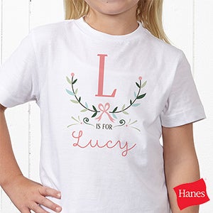 Girly Chic Personalized Hanes® Youth T-Shirt