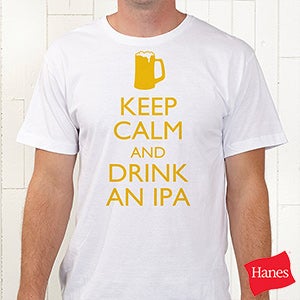 Keep Calm Personalized Hanes® T-Shirt