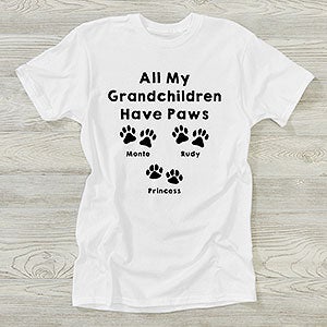 Personalized Love For Pets Adult T-Shirt - Adult Large - Red