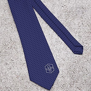 Personalized Men's Tie - Monogram