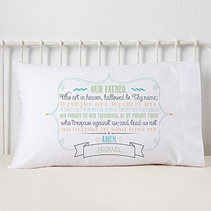 Personalized Pillowcase - Our Father Prayer