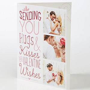 Hugs & Kisses Photo Card