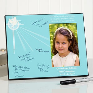 Personalized Religious Signature Frame - First Communion