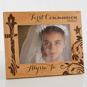 First Communion Personalized Picture Frame- 5 x 7