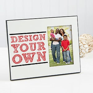 Design Your Own Personalized Offset Frame - White