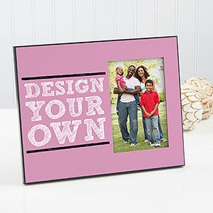 Design Your Own Personalized Offset Frame - Pink