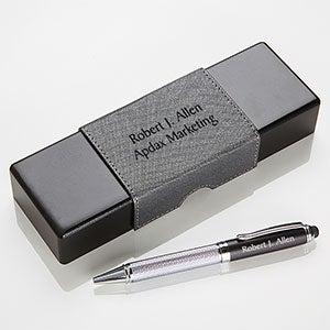 Signature Series Personalized IT Pen Case and Stylus Pen Set