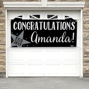 Personalized Graduation Party Banner - Shining Star