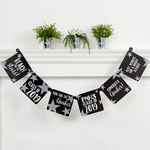 Personalized Graduation Paper Party Banner - Shining Star