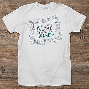 Personalized T-Shirt - Reasons Why - Adult XX-Large (Add $2) - Royal Blue