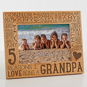 Personalized Picture Frame For Him - Reasons Why - 5x7